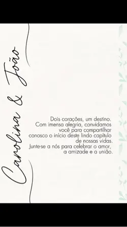 Convite casamneto