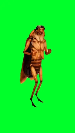 Dancing cockroach