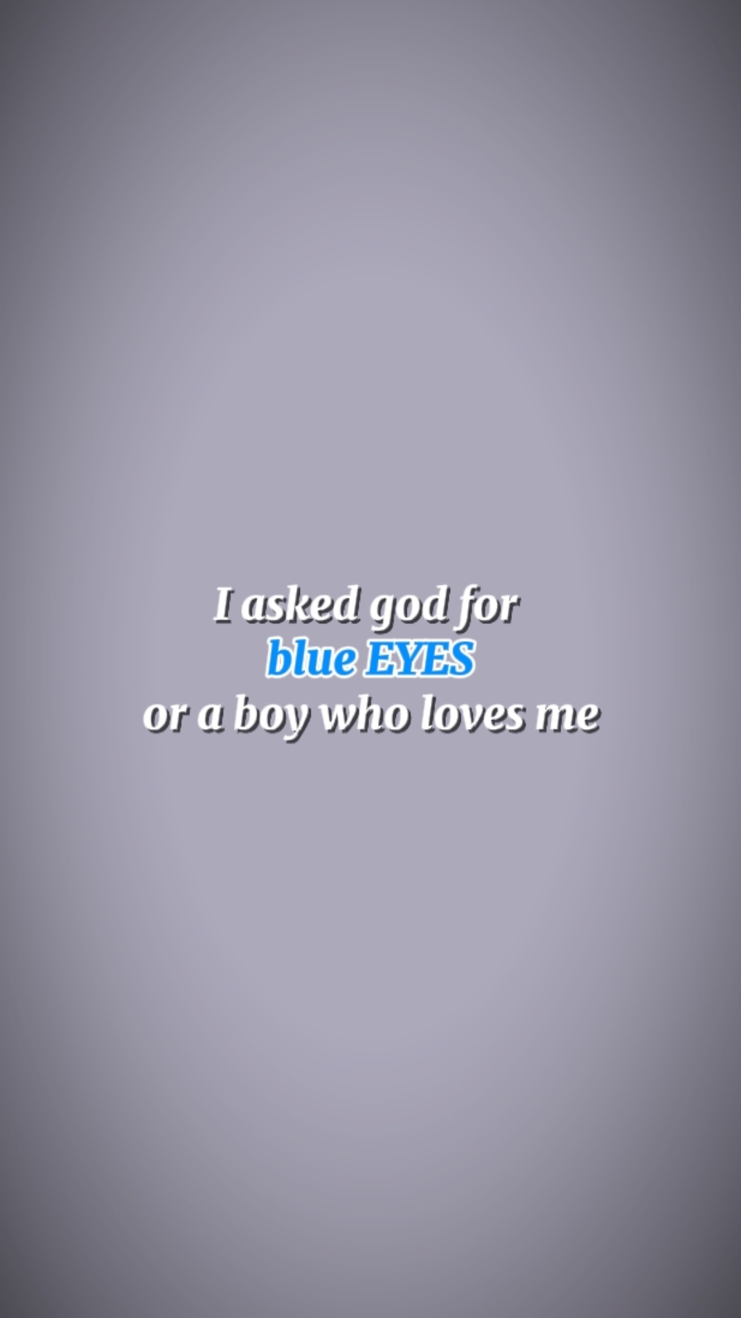 Blue eyes 
