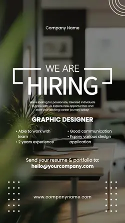 We are hiring loker