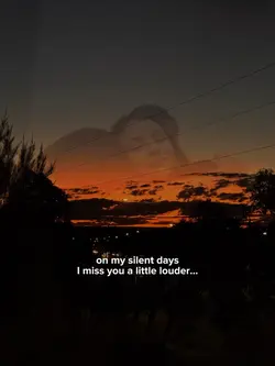On my silent days 