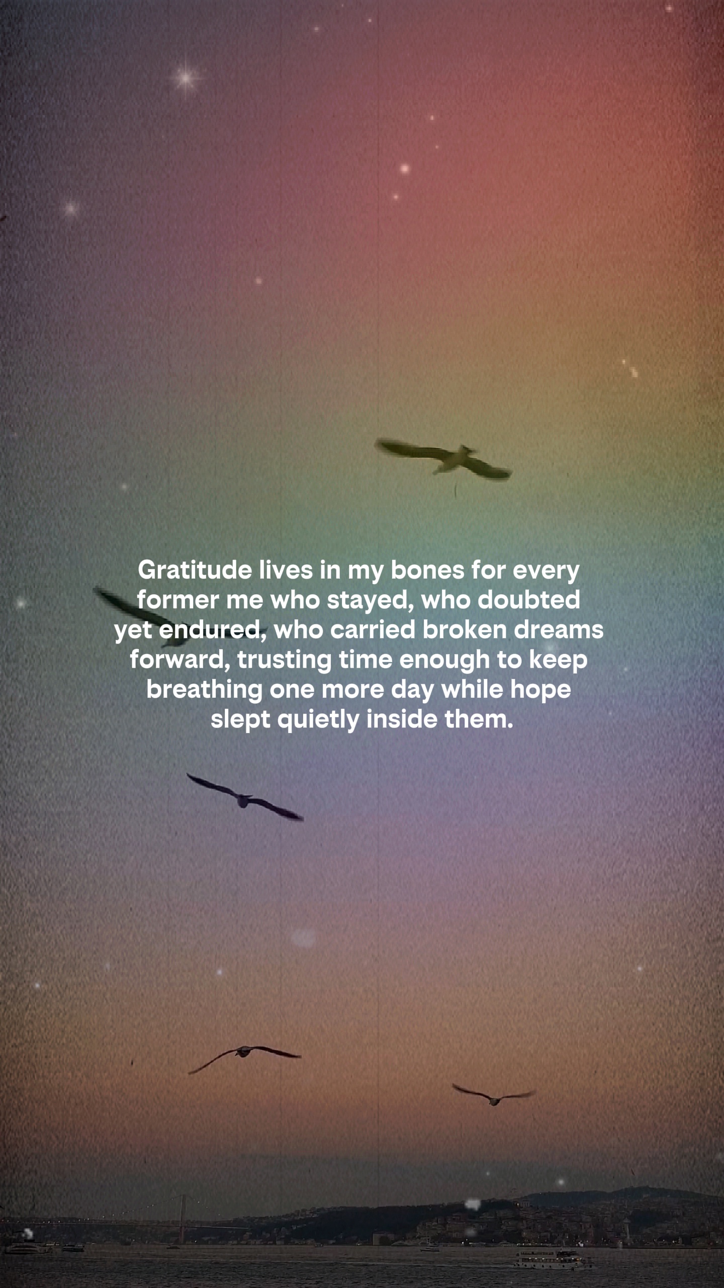 Nagpapasalamat sa pananatili