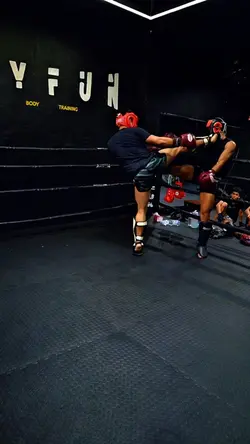 Muaythai sparring