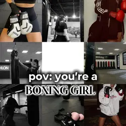 Boxing girl