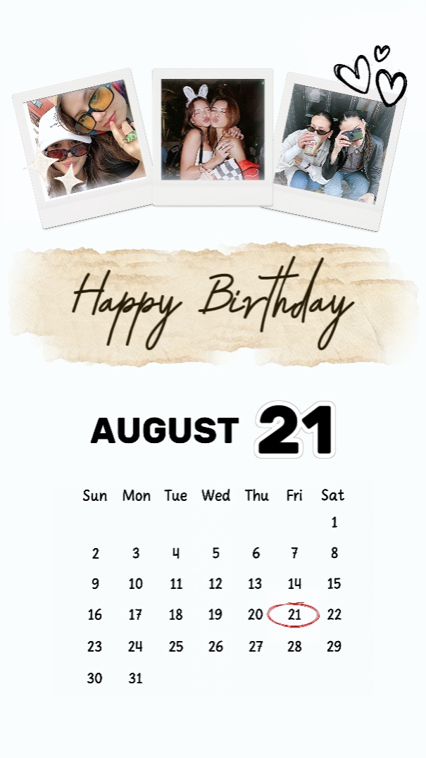 HBD MY BESTIE 21 AUG
