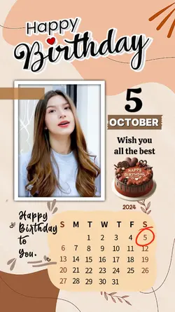 5 OCTOBER HBD 2024