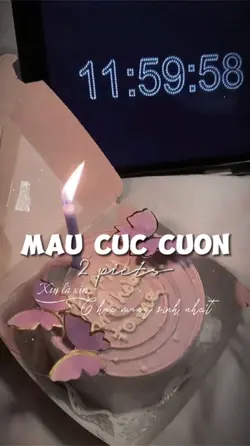 Sinh nhật 2 ảnh