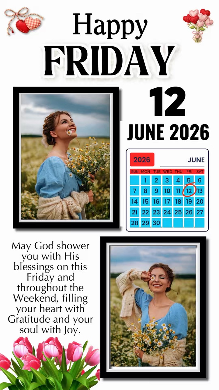 Friday 12 june 2026