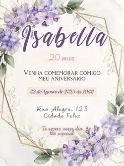Convite Aniversário
