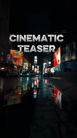 Teaser city night