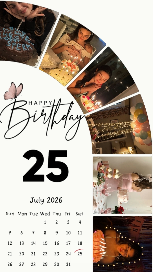 25 July Birthday 