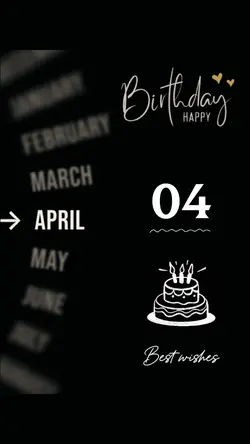 04 APRIL BIRTHDAY