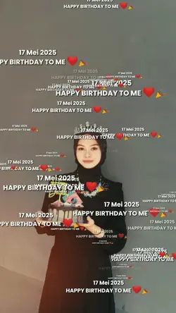 HBD TO ME 