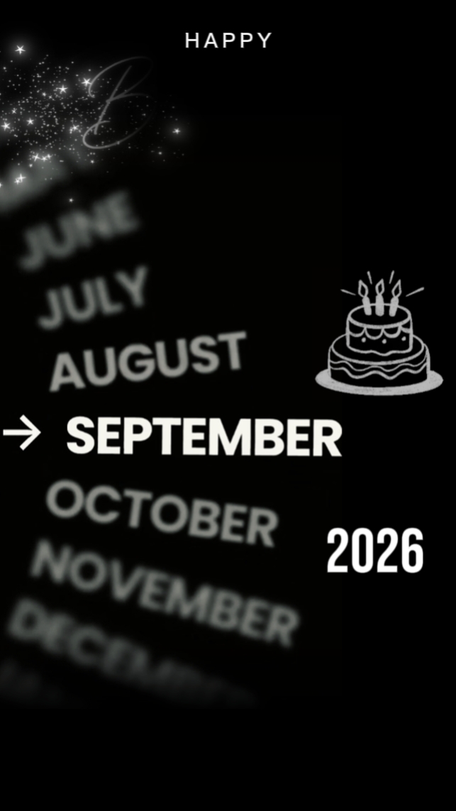 B 'day Setyembre 2026
