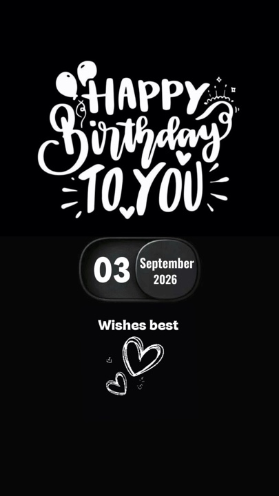 Birthday 03 Sept
