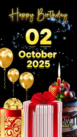 birthday 2 Oct 2025