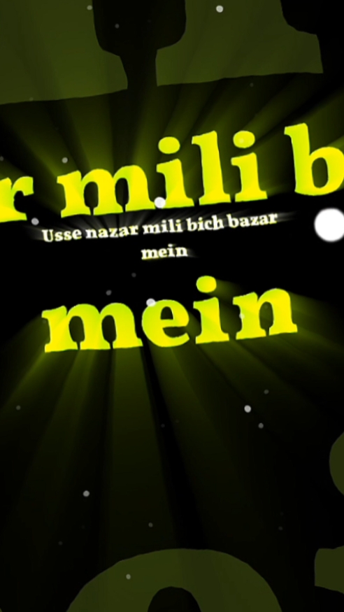 Usse nazar mili bich