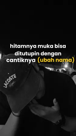 hitamnya muka
