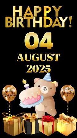 Birthday 4 August