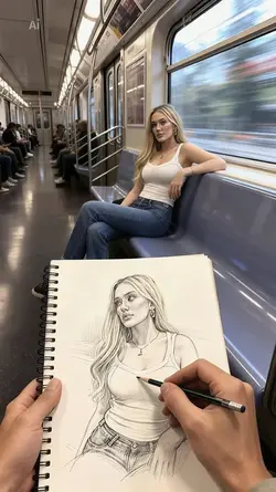 Sketching Her