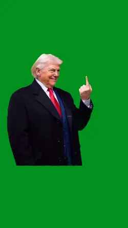 trump finger ai