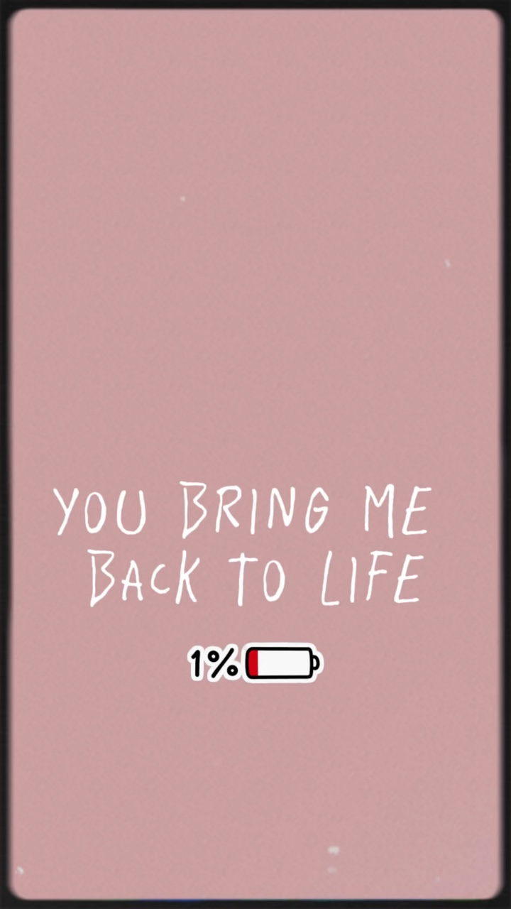 You bring me bac