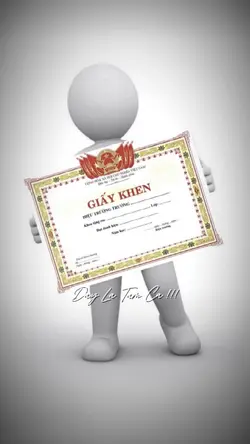 Mẫu Khoe Giấy Khen
