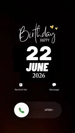 Hbd 22 July 2026 
