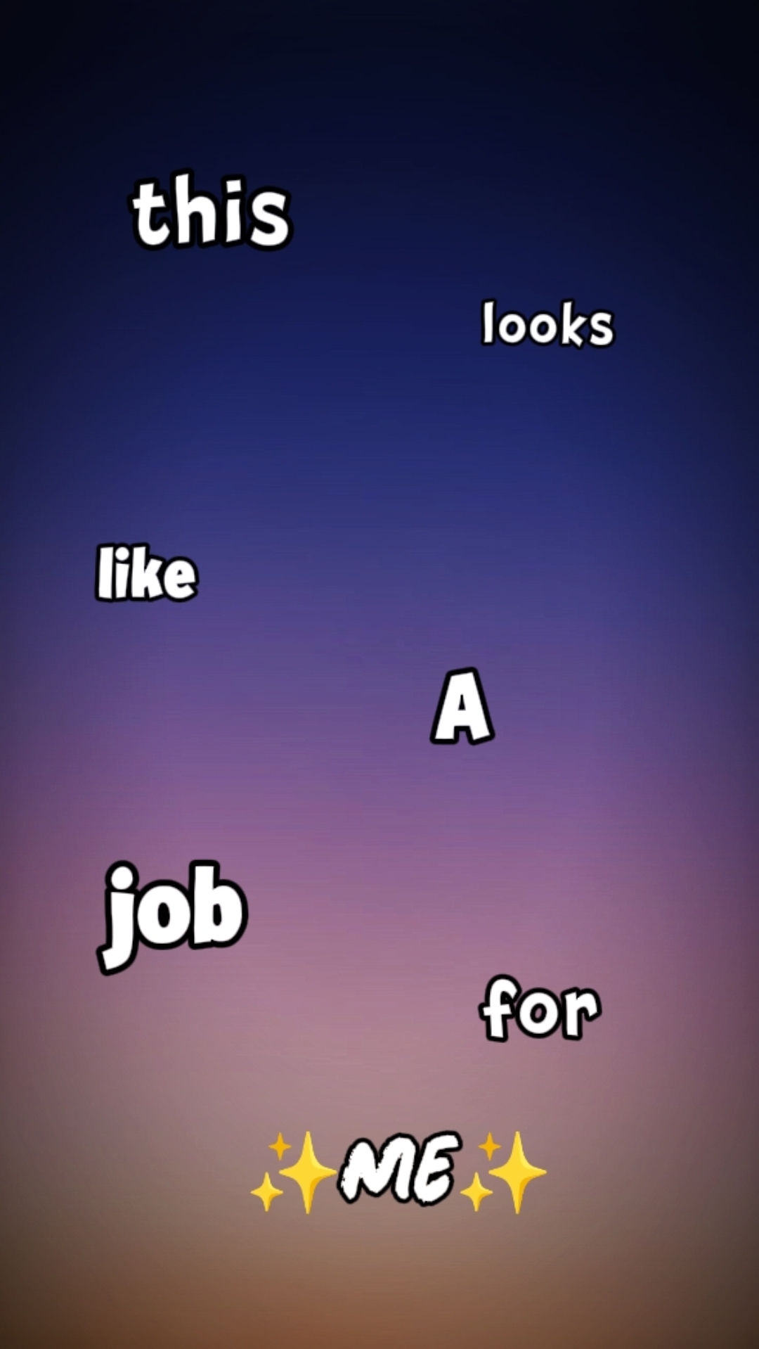 looks a job for me