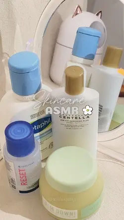 ASMRskincareRoutine