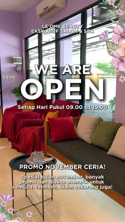 Open salon dan usaha