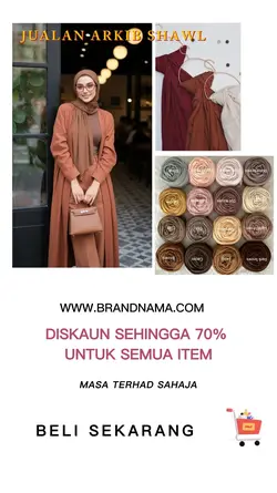 JualanHijab #Diskaun
