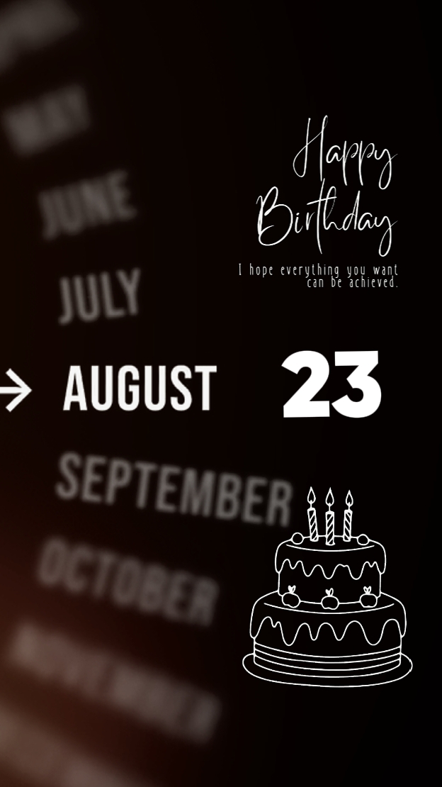HBD 23 august