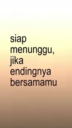 siap menunggu jika