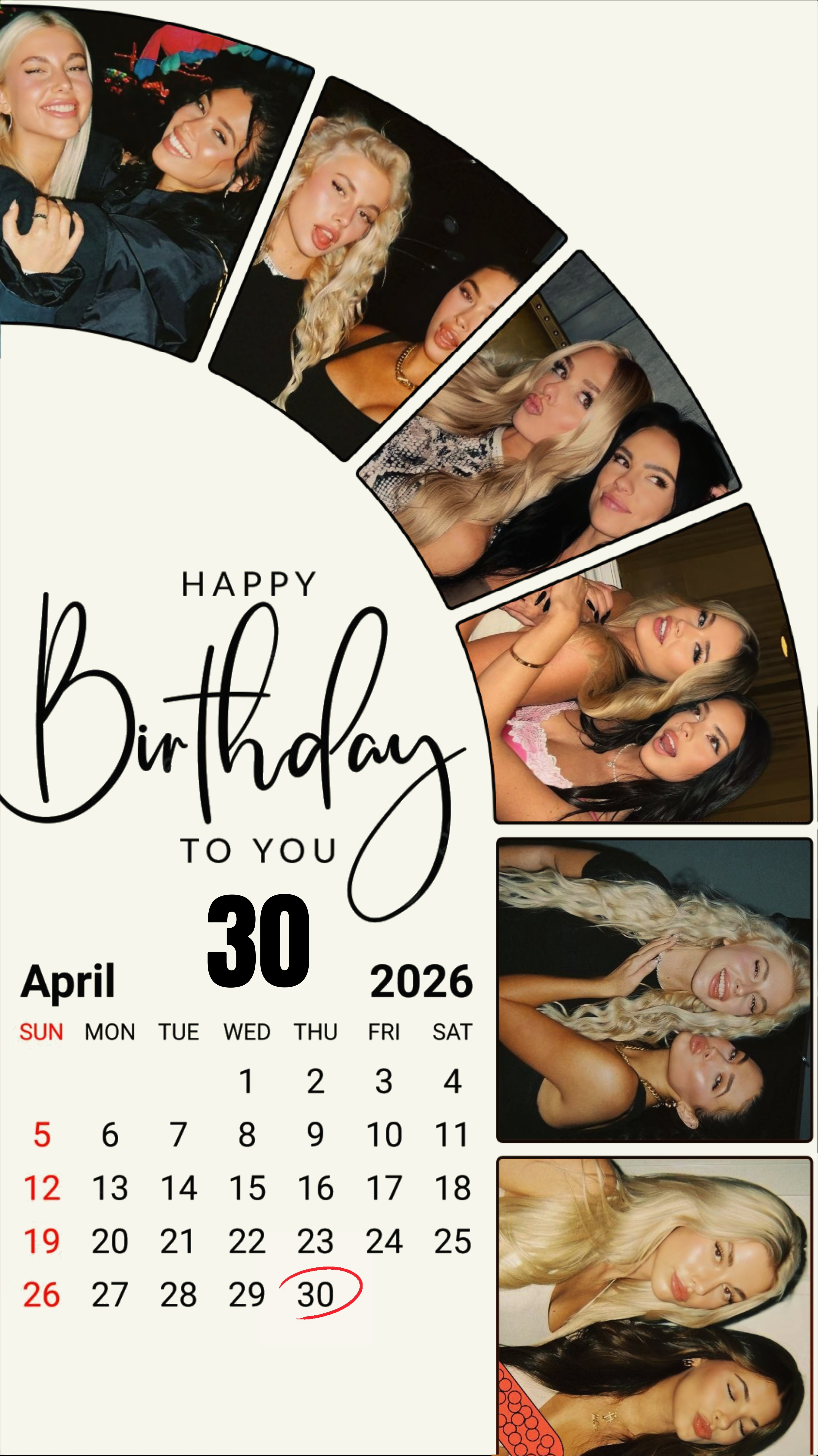 HBD 30 APRIL