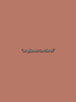 no phones 