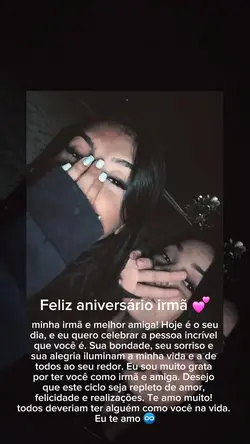 Aniversário irmã