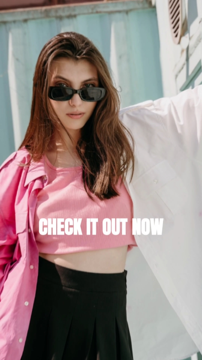 Affichage de vêtements battant le style TikTok