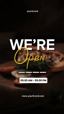 Story we are open