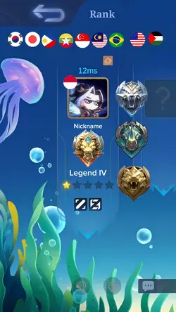 versi rank, lobby ml