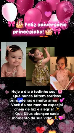 parabéns princesa 