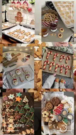 Christmas baking