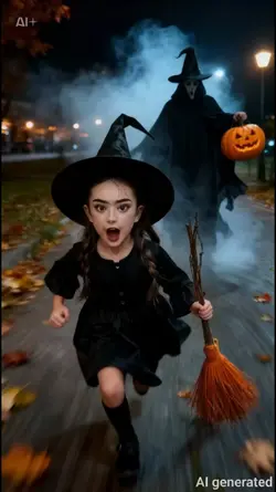 魔女に追いかけられる