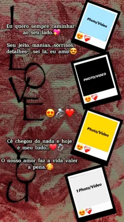 DECLARAÇÃO DE AMOR