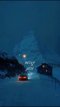 never give up