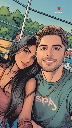 desenho casal