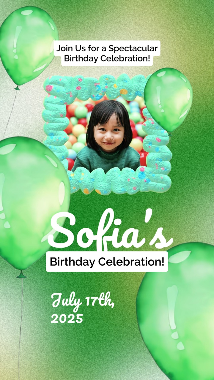 Invitation d'anniversaire
