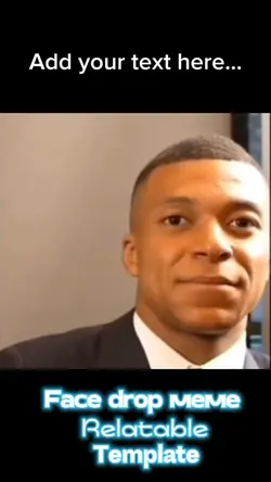 Face drop meme