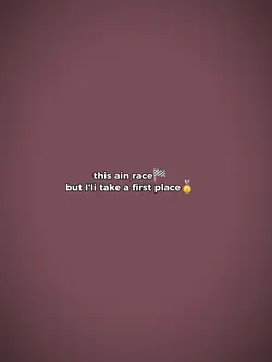 this anit no race