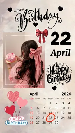 birthday 22 April